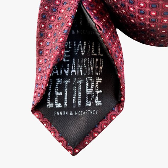 Rare Collectible Beatles Themed Tie:  Lyric "Let It Be" - Picture 3 of 3